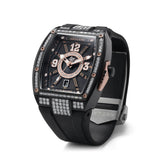 NSquare Gale Chaser Black Silicone Strap Men's Watch - N47.4