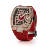 NSquare Gale Chaser Red Silicone Strap Men's Watch - N47.5
