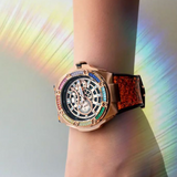 NSquare Snake Embossing Premium Rubber Strap Men's Watch - N51.9