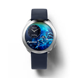 NSquare Astral Aquarius Blue Leather Men's Watch - N64.11