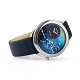 NSquare Astral Aquarius Blue Leather Men's Watch - N64.11