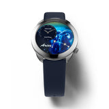 NSquare Astral Mirage Aries Blue Leather Men's Watch N64.1