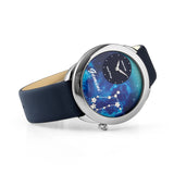 NSquare Astral Gemini Blue Leather Men's Watch - N64.3