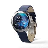 NSquare Astral Cancer Blue Leather Men's Watch - N64.4