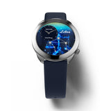 NSquare Astral Libra Blue Leather Men's Watch - N64.7