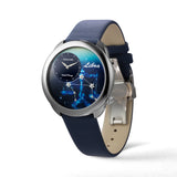 NSquare Astral Libra Blue Leather Men's Watch - N64.7
