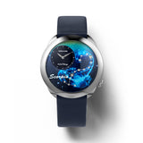 NSquare Astral Scorpio Blue Leather Men's Watch - N64.8