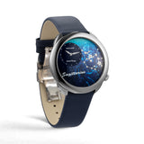 NSquare Astral Sagittarius Blue Leather Men's Watch - N64.9
