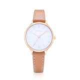 Natbyj Unpretentious Brown Leather Strap Women Watch NAT0109