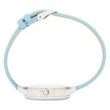 Natbyj Dazzle White Dial Blue Leather Strap Women Watch NAT0203
