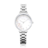 Natbyj First Love Silver Stainless Steel Strap Women Watch NAT0603M