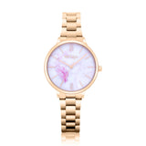 Natbyj Freedom Rose Gold Stainless Steel Strap Women Watch NAT0707M
