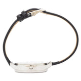 Natbyj Stargaze White Dial Black Leather Strap Women Watch NAT0901