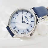 Natbyj Stargaze White Dial Blue Leather Strap Women Watch NAT0902