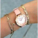 Natbyj Stargaze Pink Leather Strap Women Watch NAT0907