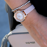 Natbyj Stargaze Pink Leather Strap Women Watch NAT0907