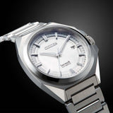 Citizen Series 8 White Dial Silver Stainless Steel Strap Men Watch NB6010-81A