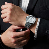 Citizen Series 8 White Dial Silver Stainless Steel Strap Men Watch NB6010-81A