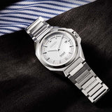 Citizen Series 8 White Dial Silver Stainless Steel Strap Men Watch NB6010-81A