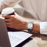 Citizen Series 8 White Dial Silver Stainless Steel Strap Men Watch NB6010-81A