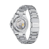 Citizen Series 8 GMT Black Dial Silver Stainless Steel Strap Men Watch NB6031-56E