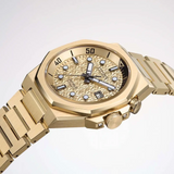 Citizen Mechanical Gold Stainless Steel Strap Men's Watch - Series 8 | NB6062-52P