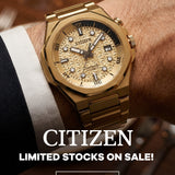 Citizen Mechanical Gold Stainless Steel Strap Men's Watch - Series 8 | NB6062-52P