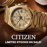 Citizen Mechanical Gold Stainless Steel Strap Men's Watch - Series 8 | NB6062-52P