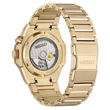 Citizen Mechanical Gold Stainless Steel Strap Men's Watch - Series 8 | NB6062-52P