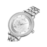 Naviforce Silver Dial Stainless Steel Strap Women Watch NF5017 S/W