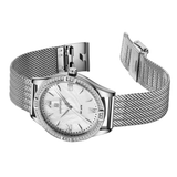 Naviforce Silver Dial Milanese Strap Women Watch NF5028 S/W