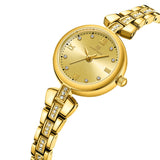 Naviforce Gold Dial Stainless Steel Strap Women Watch NF5034 G/G