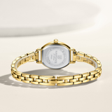Naviforce Silver Dial Gold Stainless Steel Strap Women Watch NF5035 G/W