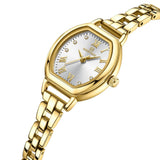Naviforce Silver Dial Gold Stainless Steel Strap Women Watch NF5035 G/W