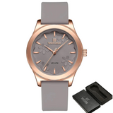 Naviforce Fashion Gray Women's Watch - Silicone Strap | NF5051 RG/GY/GY