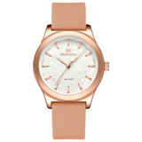Naviforce Fashion Pink Fumed Silica Strap Women's Watch NF5051 RG/W/RG
