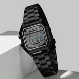 Naviforce Stylish Octagonal Black Women's Watch - Digital | NF5063S B/B/B