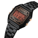 Naviforce Stylish Octagonal Black Women's Watch - Digital | NF5063S B/RG/B