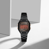 Naviforce Stylish Octagonal Black Women's Watch - Digital | NF5063S B/RG/B