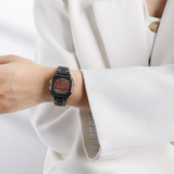 Naviforce Stylish Octagonal Black Women's Watch - Digital | NF5063S B/RG/B