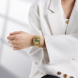 Naviforce Stylish Octagonal Gold Women's Watch - Digital | NF5063S G/G/G