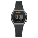 Naviforce Spark Digital Black Women's Watch - Fumed Silica Strap | NF5064 B/B