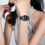Naviforce Spark Digital Black Women's Watch - Fumed Silica Strap | NF5064 B/B