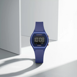 Naviforce Spark Digital Blue Women's Watch - Fumed Silica Strap | NF5064 BE/BE