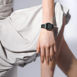 Naviforce Spark Digital Black Women's Watch - Fumed Silica Strap | NF5064 GY/GY