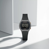 Naviforce Spark Digital Black Women's Watch - Fumed Silica Strap | NF5064 GY/GY