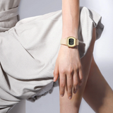 Naviforce Spark Digital Beige Women's Watch - Fumed Silica Strap | NF5064 RG/BG