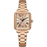 Naviforce Rectangular Rose Gold Women's Watch - Stainless Steel Strap | NF5065 RG/RG