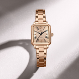 Naviforce Rectangular Rose Gold Women's Watch - Stainless Steel Strap | NF5065 RG/RG