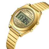 Naviforce Digital Gold Women's Watch - Stainless Steel Strap | NF5066 G/G/G